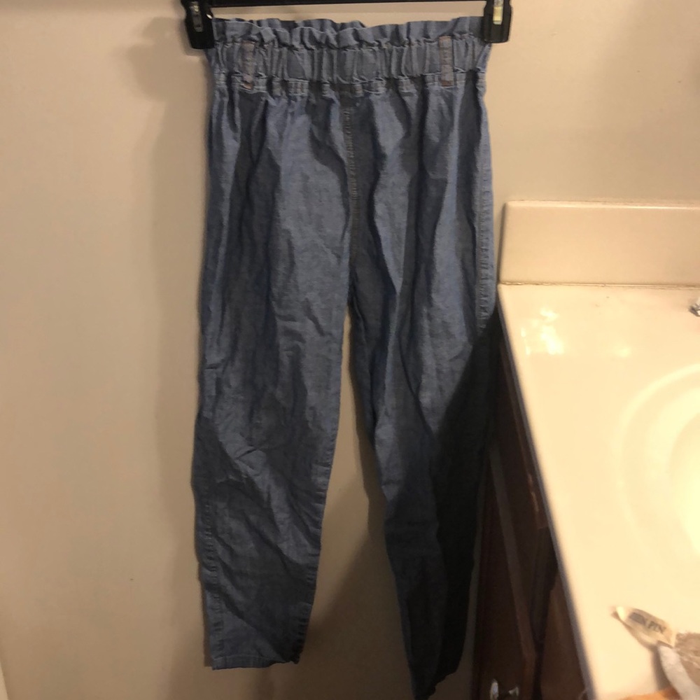 Kids blue cotton pants